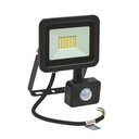 NOCTIS LUX 2 SMD 230V 10W IP44 WW BLACK WITH SENSOR