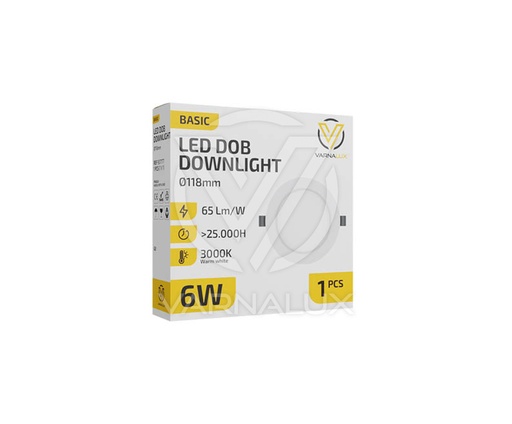 LED DOWNLIGHT SLIM DOB BASIC 6W