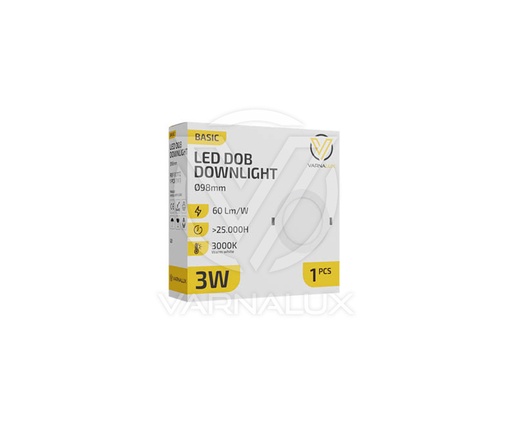 [1.90] LED DOWNLIGHT SLIM DOB BASIC 3W